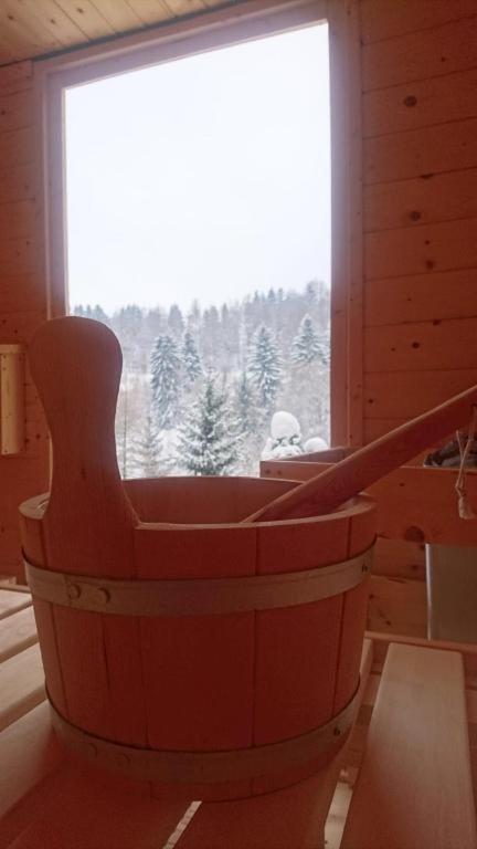Ruhiges Ferienhaus Mit Sauna: Hellaberg III Langenbach  外观 照片